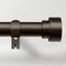 Adjustable Curtain Rods for Windows 28 to 48, Heavy Duty Long Window Curtain Rod, Outdoor Drapery Rods, Antique Bronze