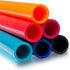 12 Pcs Eco Friendly Silicone Straws with 2 Cleaning Brushes, Reusable for 30oz and 20oz Tumblers (Pure Multicolor, 10