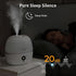 20dB 7 Mode,3L BOXING Top Fill Humidifiers for Bedroom Baby with Easy Remote, Quiet Cool Mist Air Humidifier for Large