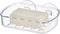iDesign BPA-Free Plastic Suction Bar Soap Dish - 5.25" x 4" x