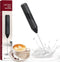 KIEUN Milk Frother for Coffee, Handheld Battery Operated Electric Milk Frother for Coffee,