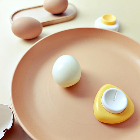ChaLeeMoo Magenetic Egg Piercer Tool for Raw Eggs to Get Good Hard Boiled Eggs, Egg Poker Pricker with Safety Lock Egg