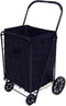 Folding Shopping CART Liner Insert with Cover in Black (Liner Only).