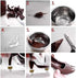 HiParty Mini & Small 3D High Heel Shoe Chocolate Mold, Polycarbonate Stiletto Heels Candy Mold Set of 2
