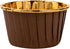 Restaurantware Panificio Baking Cups - 50 Greaseproof Foil Cups, Oven-Ready Brown Muffin Liners