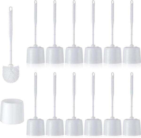 Roshtia 12 Sets Toilet Brush and Holder Set for Bathroom Toilet Bowl