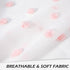 63 Inch 38" 63" 2 MYSKY HOME Pink Curtains for Girls Bedroom Nursery Pom Pom Curains for Girls Kids Room Long White