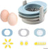 Ruibo Strawberry Slicer/Cutter with Stainless Steel Cutting Wires for Hard Boiled Egg Slicer, Multicolour