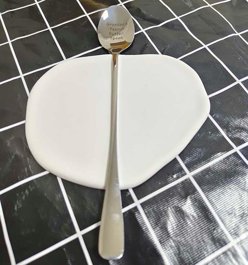 Gifts Spoons for Grandpa from Granddaughter Grandson Grandpa's Peanut Butter Spoon for Grandfather Peanut Butter Lovers Gift for Papa Fathers Day Birthday Gifts for Granddad
