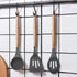 Kitchen Cooking Utensils Set, 6Pcs Silicone Gadgets with Wooden Handle, Heat Resistant Spatula, Ladle, Turner Set