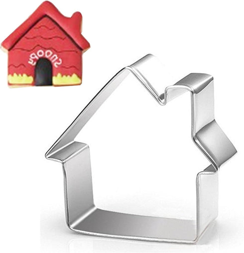 3.5 Inch House Biscuit Cookie Cutter, Stainless Steel
