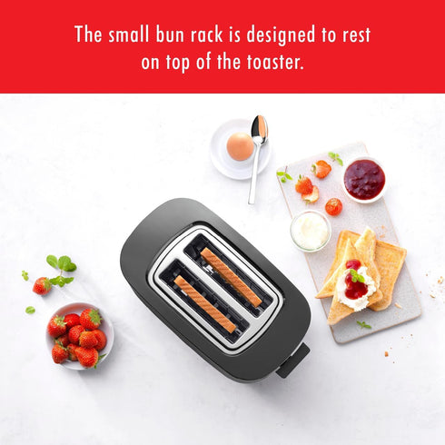 ZWILLING Enfinigy Toaster Bun Warmer, Short, Black