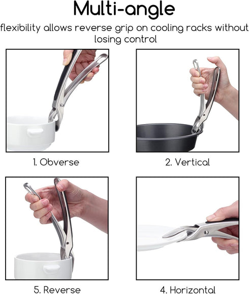 SOLEADER Plate Gripper for Instant Pot Accessories, Hot Plate Bowl Retriever, Pack of Two
