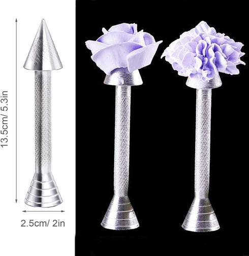12 PCS Cake Decorating Supplies, Woohome 8 PCS Cake Flower Nail, 2 PCS Flower Lifters, 1 PCS Icing Dispensers