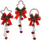 Kurt Adler Metal Christmas Bell Door Hanging Ornament, 14", Set of 3
