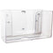 TrippNT 51912 Shatterproof Dual Dispensing Paper Towel Holder, Clear, PETG, 10 7/8