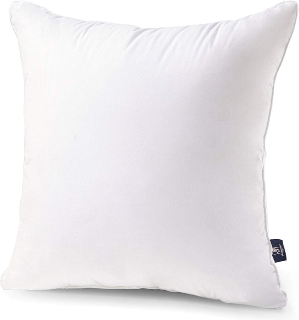 Phantoscope 18x18 Pillow Insert - Throw Pillow Insert with 100% Cotton Cover, 18 Inch Square Microfiber Pillow Sham