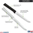 RADA Cutlery Utility Steak Knife, Pack of 2, Black Handle