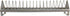 Creative Co-Op Rustic Farmhouse Metal Dish Rack, Zinc Finish with 18 Slots