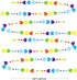 52Ft Valentines Day Party Decorations, Rainbow Love Heart Garland, Colorful Hanging Paper Heart Streamer Banner