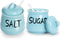 Salt and Sugar Bowls with Lid and Spoon -12 oz Ceramic Salt