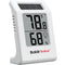BaldrTherm 2.2'' Digital Thermometer and Hygrometer Meter, Solar-Powered Indoor Temperature Sensor Humidity