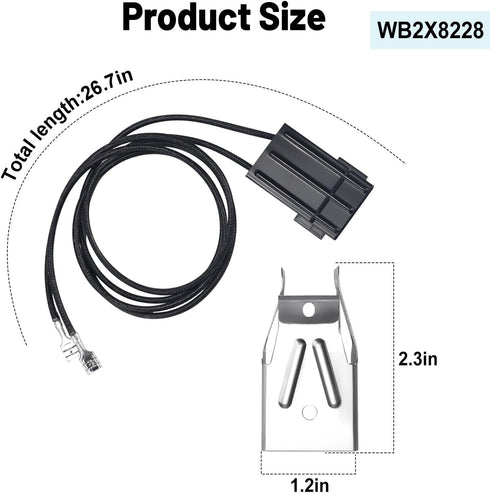 WB2X8228 Element Range Receptacle Block Kit Compatible with G-E Electric Hot-Point Ranges, Replaces AP2013499, 4 Pack