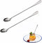 RyanDesign 9.5 Inch Long Handle Stainless Steel Spoon - 2-Pack Ice Tea Spoon,