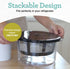 GY60 Euro Cuisine Greek Yogurt Maker with Ultra Fine Mesh Stainless Steel Strainer Basket, BPA Free, Patented Greek