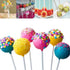 100Pcs 6 Inch Cake Pop Sticks, White Paper Lollipop Sticks for Cookies, Candy, Chocolate, Cake Topper