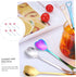 6pcs Heart Shaped Stainless Steel Spoon Set, Mini Dessert Spoons for Valentines Day