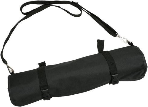 HERSENT Chef Knife Roll Bag with 17 Slots, Holds 13 Knives, 1 Meat Cleaver, Durable with Handle & Shoulder Strap