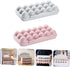 SOLUSTRE 2PCS Egg Container - 18 Egg Holder Storage Tray with Lid for Fridge Kitchen Home