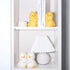 Cute Hug Ducks Decorative Bookends, Unique Book Ends to Hold Books Creative Resin Book Holder Stopper for Home Office