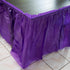 Unique Industries Plastic Table Skirt, Purple, 29" x 14"
