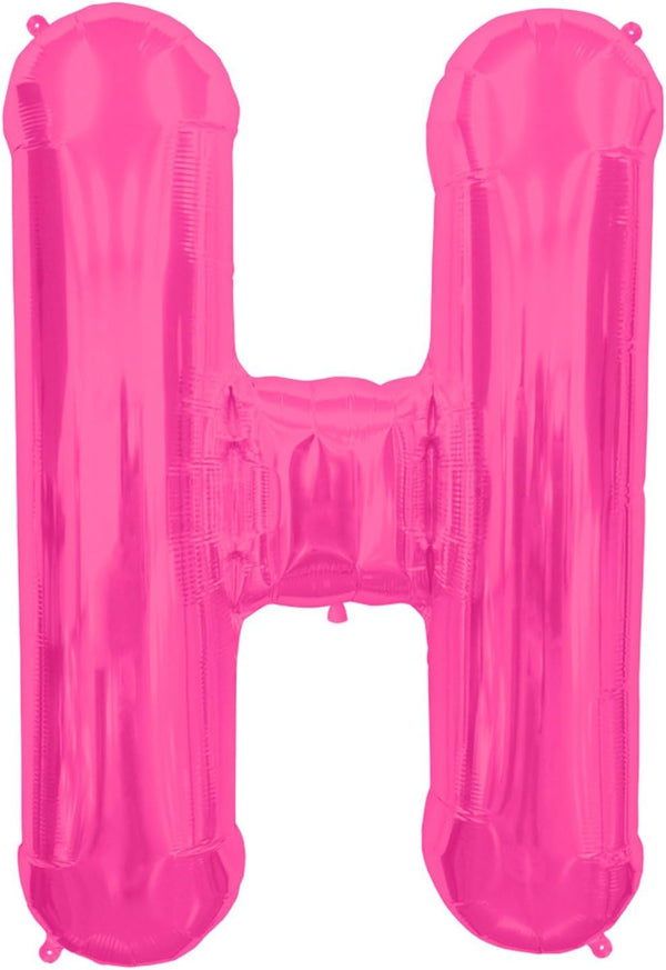 Northstar Balloons Magenta Letter H Helium Foil Balloon - 34 inch