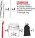 set 4, 14 Set 4 4 4 2 Crab Crackers and Tools of PCS Lobster Crackers and Picks with Crab Leg Crackers, Crab Forks
