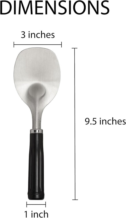 HIC Kitchen Classic Ice Cream Parlor Spade, Stainless Steel