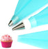 Jennice House Silicone Pastry Bags Set, 3 Pack of 16 inch Reusable Icing Piping Bags for Baking