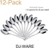 DJ-WARE Small Teaspoons Stainless Steel Tea Spoons Set of 12, 5.5 Inch