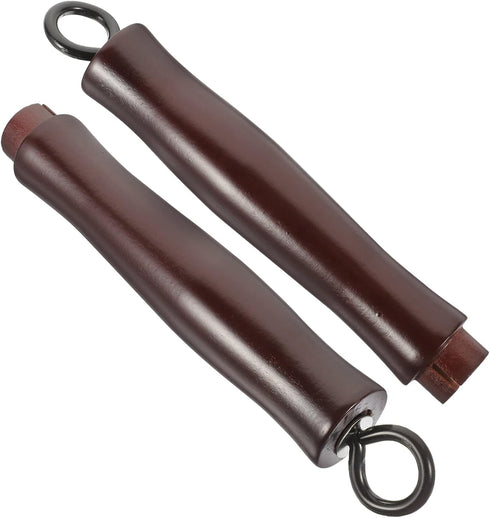 2pcs Wooden Pot Handle for Grill Pan, Universal Detachable Grip Replacement for Wok Frying Pan