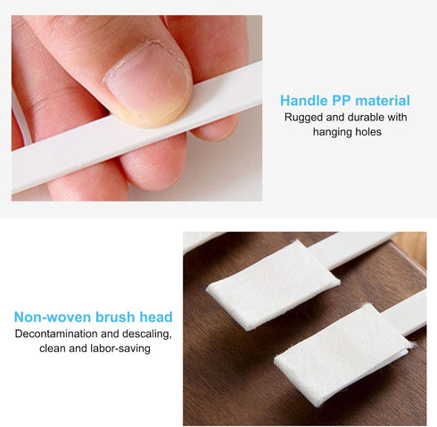 Disposable Crevice Cleaning Brushes, Toilet Bowl Brushes for Detail Cleaning (42 PCS)
