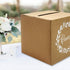 KALEFO Kraft Card Box, Wedding Favors Post Boxes, Cardboard Wedding Party Decor, Table Centerpiece