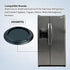 New 2 Pack Dispenser Door Seal Flap Replacement for Electrolux, Frigidaire, Kenmore Refrigerators