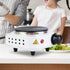 Fdit Portable Stainless Steel Electric Mini Stove Hot Plate, 500W Multifunctional Heater for Cooking Soup