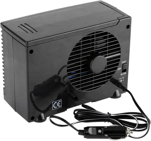 Car Cooling Fan, Portable 12V Mini Air Cooler, Compact Evaporative Water Cooling Fan for Car Truck Van SUV RV