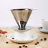 Coffee Filter Cup, fosa 1Pc Stainless Steel Coffee Cup Filter for Pour Over Coffee Makers