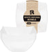 R-kay 6 Pack Square Plastic Serving Bowls - 8 oz White Plastic Bowls for Parties, Premium for Weddings, Catering,