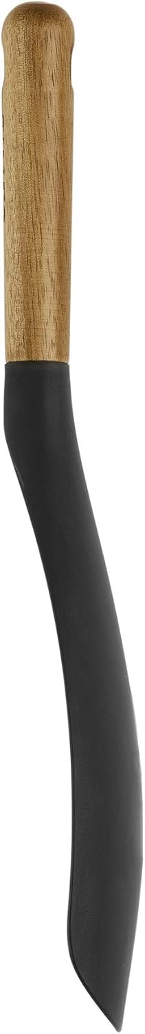 STAUB Multifunction Spatula Spoon, Great for Cooking and Serving, Durable BPA-Free Matte Black Silicone