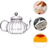 Glass Teapot with Infuser, Loose Leaf and Blooming Tea Maker, Stovetop Safe Kettle